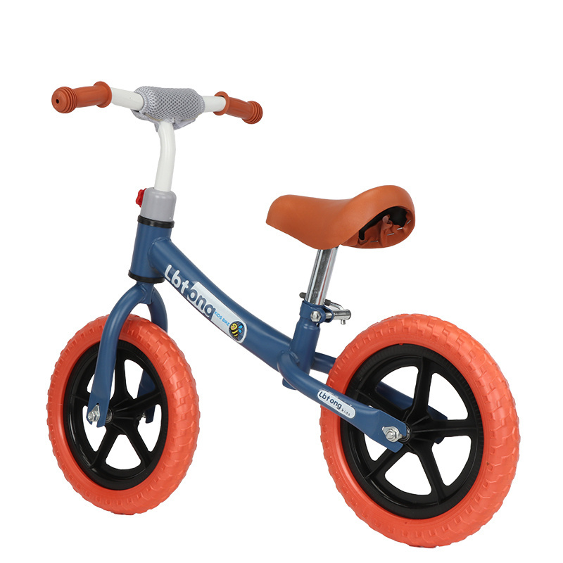 Factory price children's balance bike scooter without pedals 12 inch tires single speed balanced bike