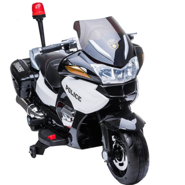 Kids 3 wheel ride on police children motorbike cool electric motorcycle with colorful lights