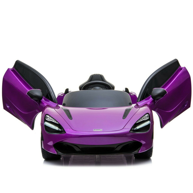 Licensed Mclaren 720S ride on car  12V 2019 Toy car Kids electric car Purple 5-Point Safety Belt