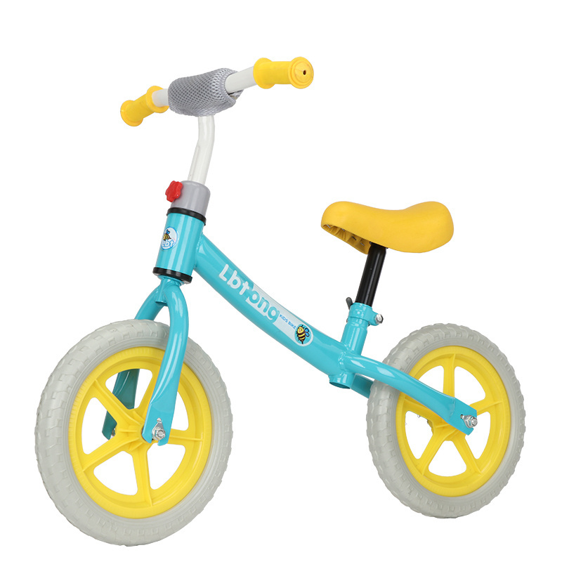 Factory price children's balance bike scooter without pedals 12 inch tires single speed balanced bike