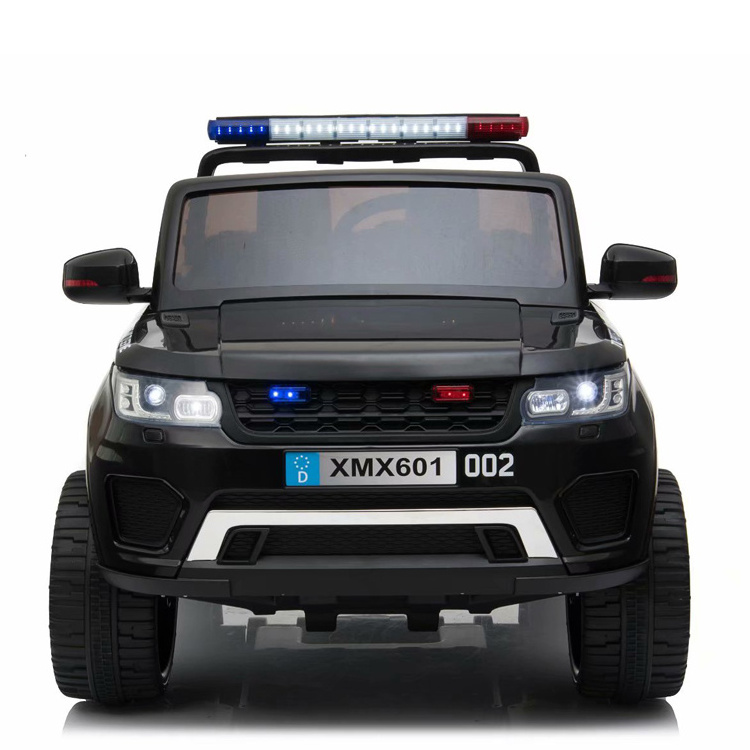 3-8 age Kids ride on Police Car Electric Truck SUV Cars Boy Outdoor Toy 2*Motors