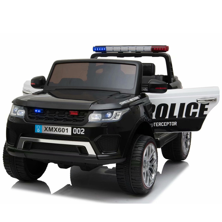 3-8 age Kids ride on Police Car Electric Truck SUV Cars Boy Outdoor Toy 2*Motors