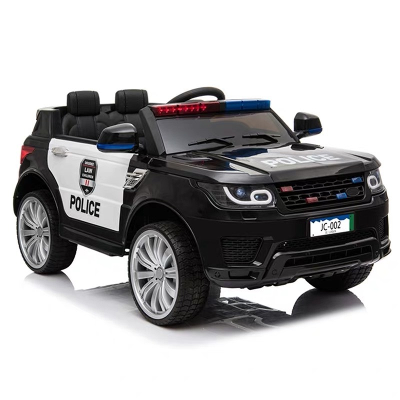 Remote Control 2 Seats Electric Baby Police Car 12V Ride On Car for Kids