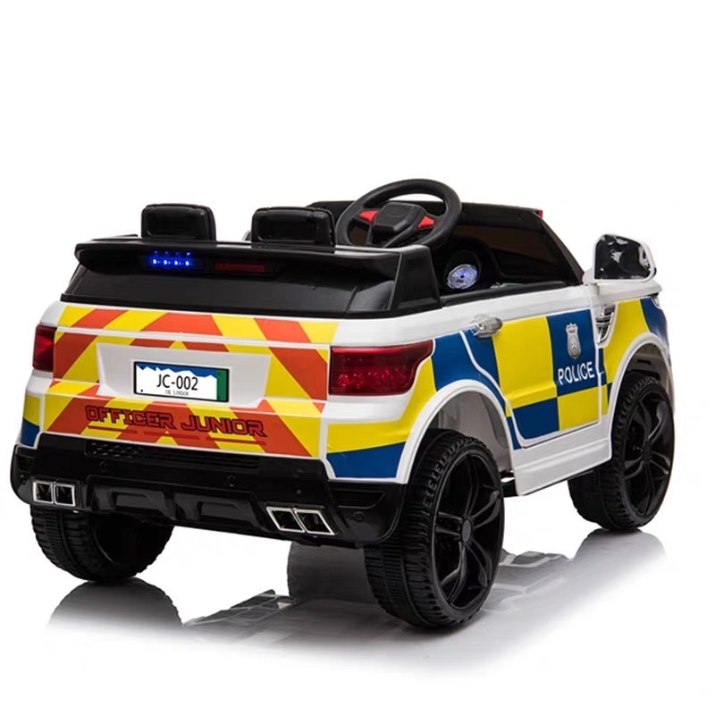 Remote Control 2 Seats Electric Baby Police Car 12V Ride On Car for Kids