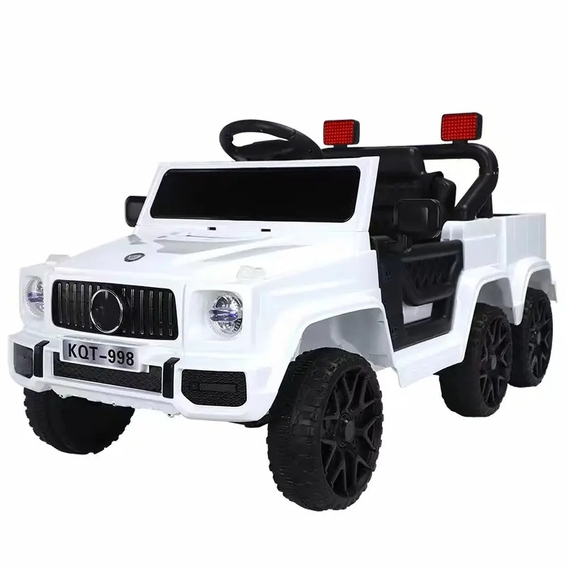 Outdoor 8 years old kids six wheels Electric Power Battery ride on car for Benz