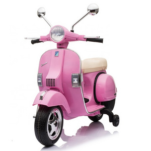 New Licensed Vespa 12V Electric 3 wheels Battery Kids Motoryclces For Kids