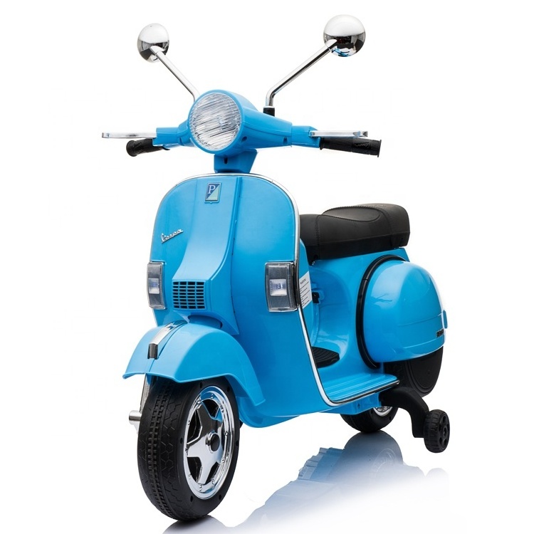 New Licensed Vespa 12V Electric 3 wheels Battery Kids Motoryclces For Kids