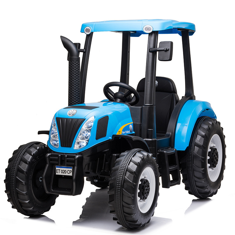 Newest LICENSED NEW HOLLAND T7  12V Ride Remote Control  Electric Car For Kids Battery Cars Kids Drive tractors for kids