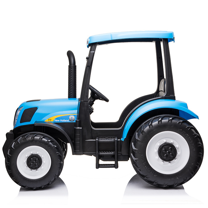 Newest LICENSED NEW HOLLAND T7  12V Ride Remote Control  Electric Car For Kids Battery Cars Kids Drive tractors for kids