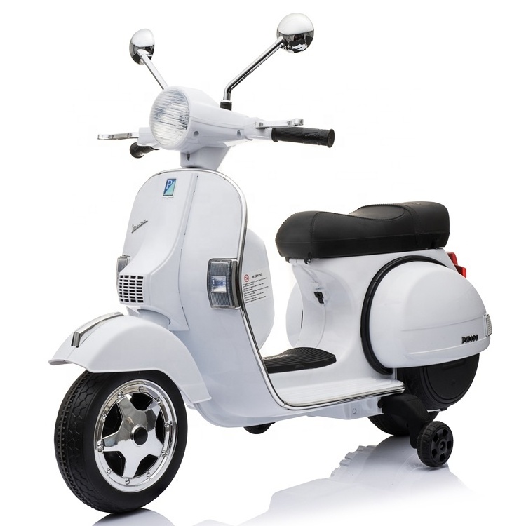 New Licensed Vespa 12V Electric 3 wheels Battery Kids Motoryclces For Kids