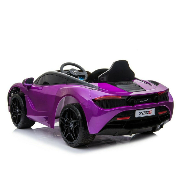 Licensed Mclaren 720S ride on car  12V 2019 Toy car Kids electric car Purple 5-Point Safety Belt