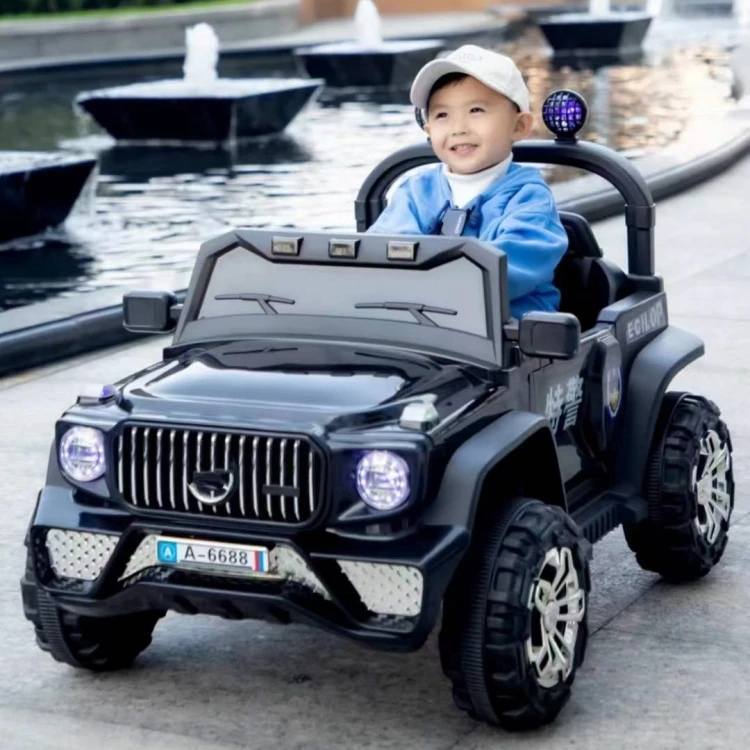 2024 Auto Universal Customized Cheap Driving Four Wheel 12V Ride On Toy Battery Racing Kids Electric Car