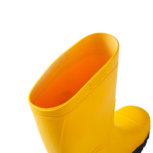 High quality Toe knee PVC rain boots waterproof and non-slip for men