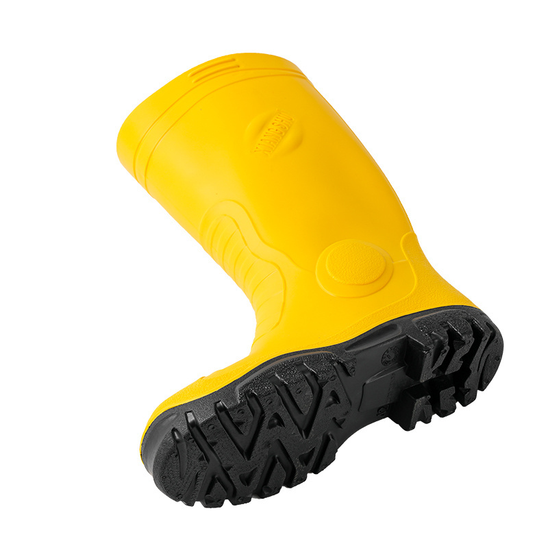 High quality Toe knee PVC rain boots waterproof and non-slip for men