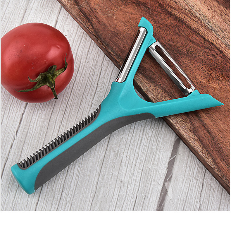 Made-in-China Safe-designed Swivel Potato Peeler with Stainless Steel Blade