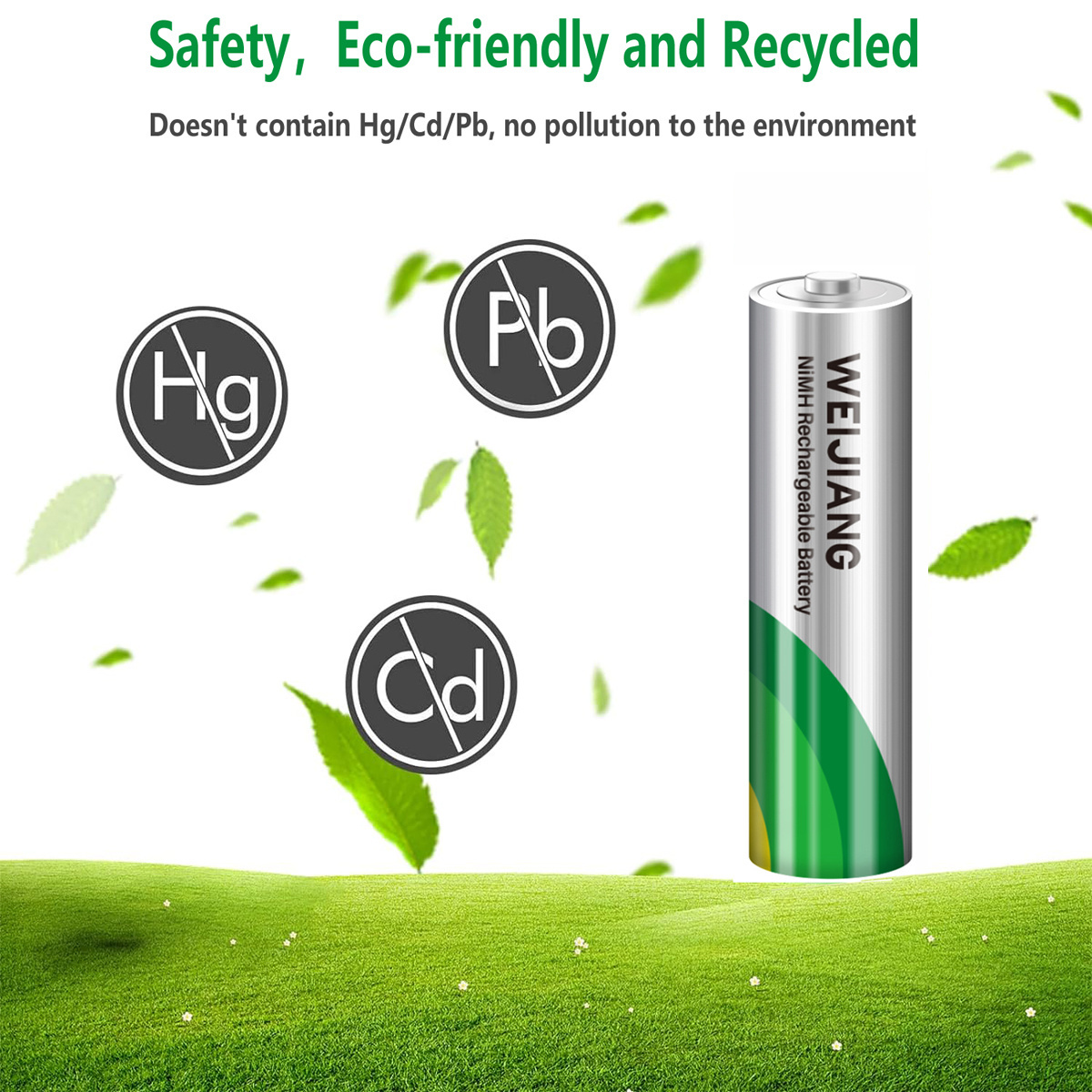 Friendly 1.2V Nimh Rechargeable Batteries Cell AA 2600mAh Aaa 800mah Cylindrical Ni-Mh Battery Pack