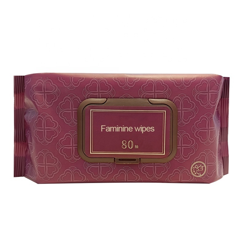 80Pcs Feminine Wipes For Women Men Organic Bamboo Cleansing Intimate Natural Feminine Wipes