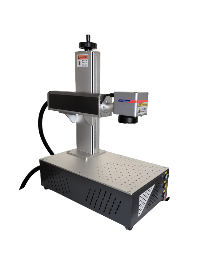 Cheap 30QS Fiber Laser Marking Machine Metal Laser Engraving Machine in Store Min Laser Engraver Sino Galvo High Speed Scanner