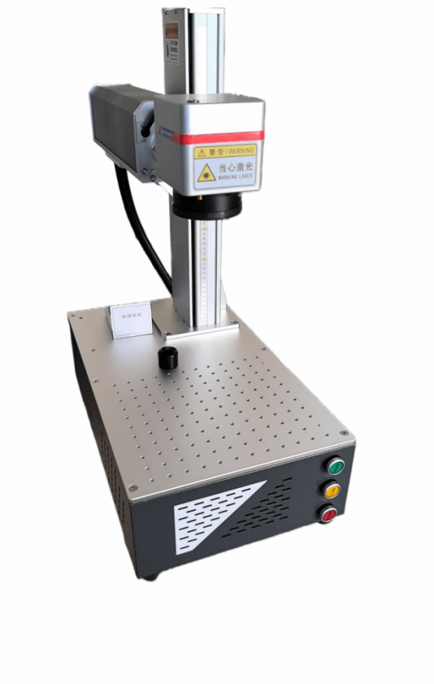 Cheap 30QS Fiber Laser Marking Machine Metal Laser Engraving Machine in Store Min Laser Engraver Sino Galvo High Speed Scanner