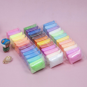 Stress Relief Toys Sparkly Cream Glue Soft Super Ultra Light Modeling Paper Polymer Clay For Diy Handmade