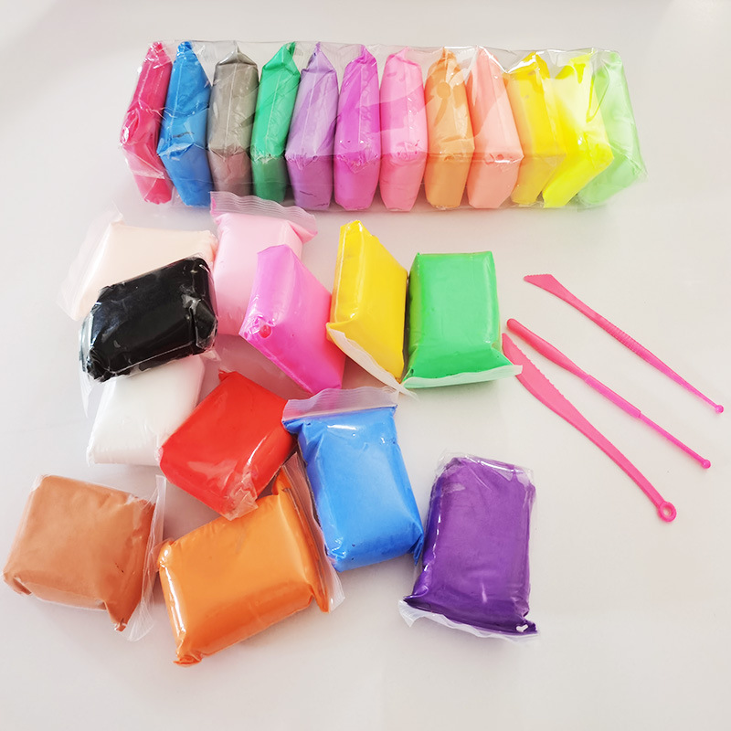 Supplier Educational Super Ultra Light Weight Soft Play Dough Plasticine Air Dry Modeling Clay