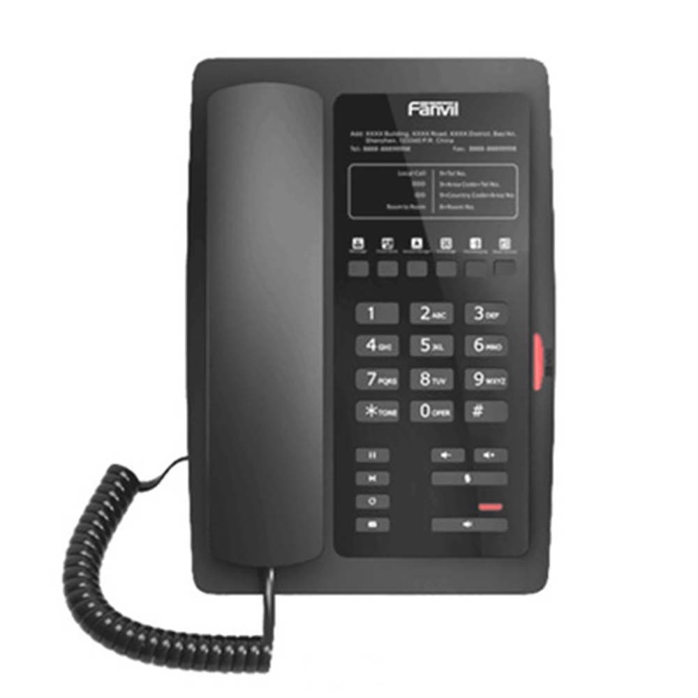 Fanvil H3 Hotel Desktop Phone Support POE  Elegant High End Hotel IP Phone