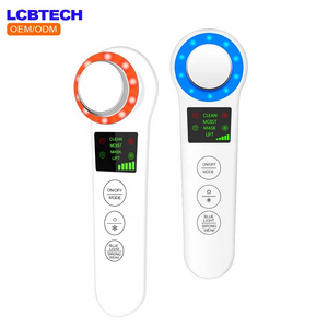 2022  Top Selling New Invented Cool  Face Lifting Skin Care Device Machine Hot And Cold Facial Massager