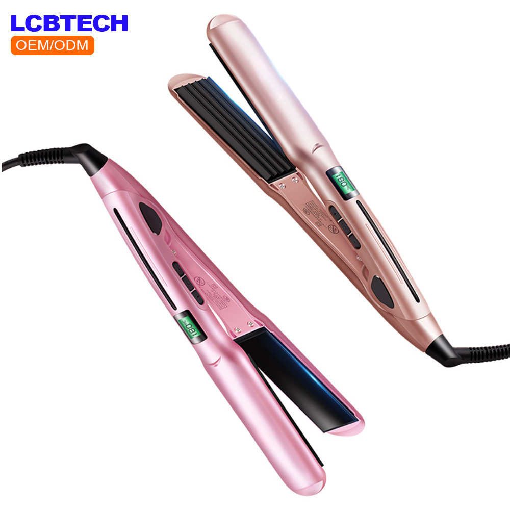 2023 Hot Selling Rollers Curlers With Clips Hair Machine 60 Second Automatic Power Outage Professional Hair Straightener