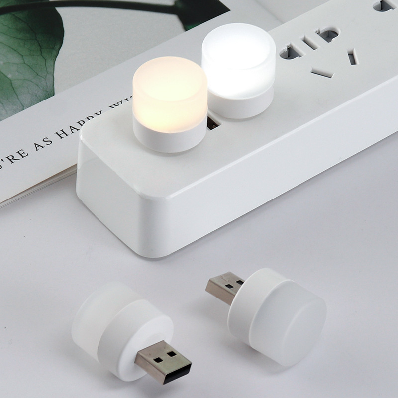 WSY Mini Bulb Shape LED Light USB Night Light Power Bank Portable Mini Home USB Light for Laptop