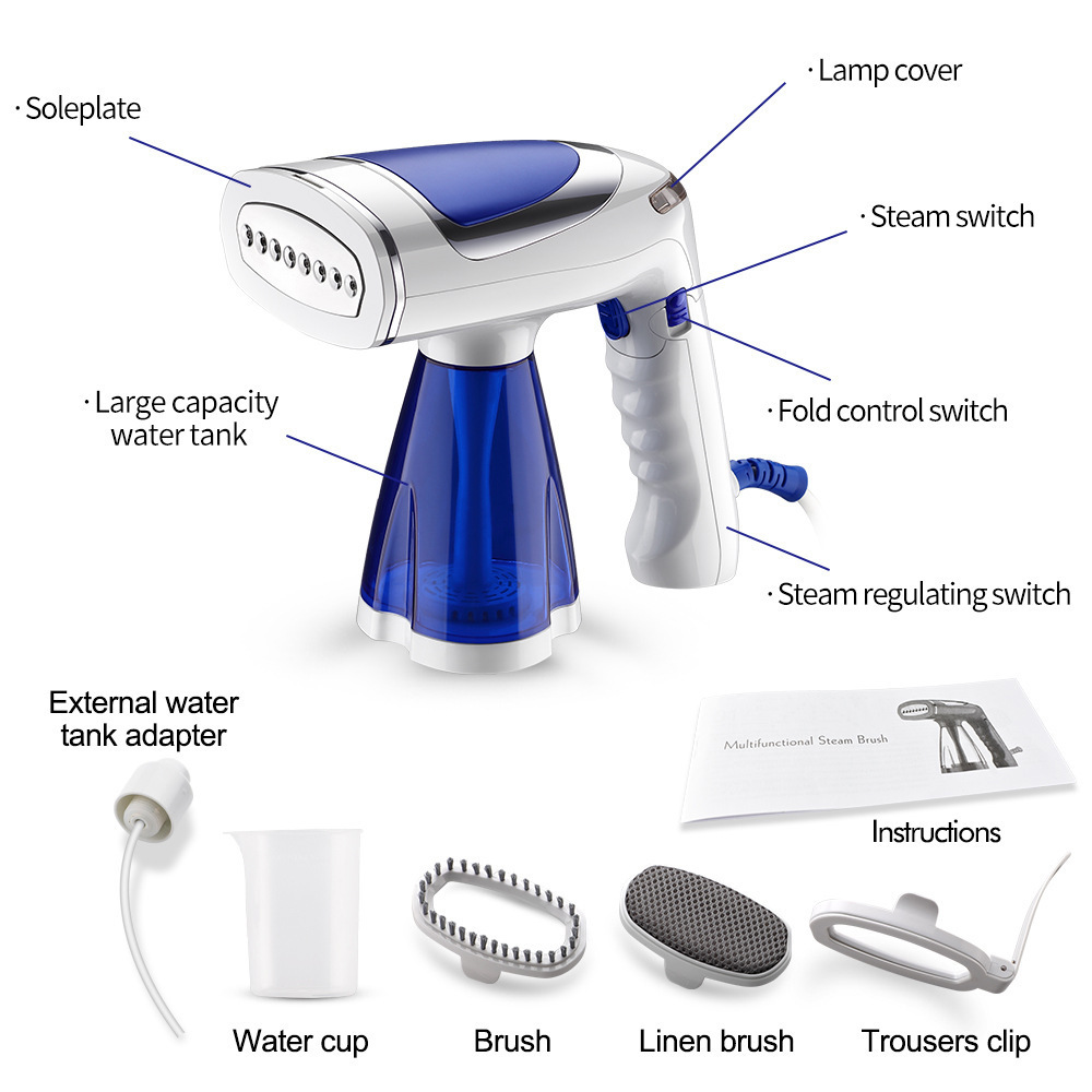 ZXX755 2023 Online shopping Professional Portable clothes handheld iron Garment steamer professional garment steamer