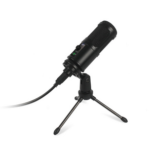 WSY Live Karaoke RGB Light Voice Recording USB Condenser Studio Gaming Microphone and Accessories sans fil professionnel