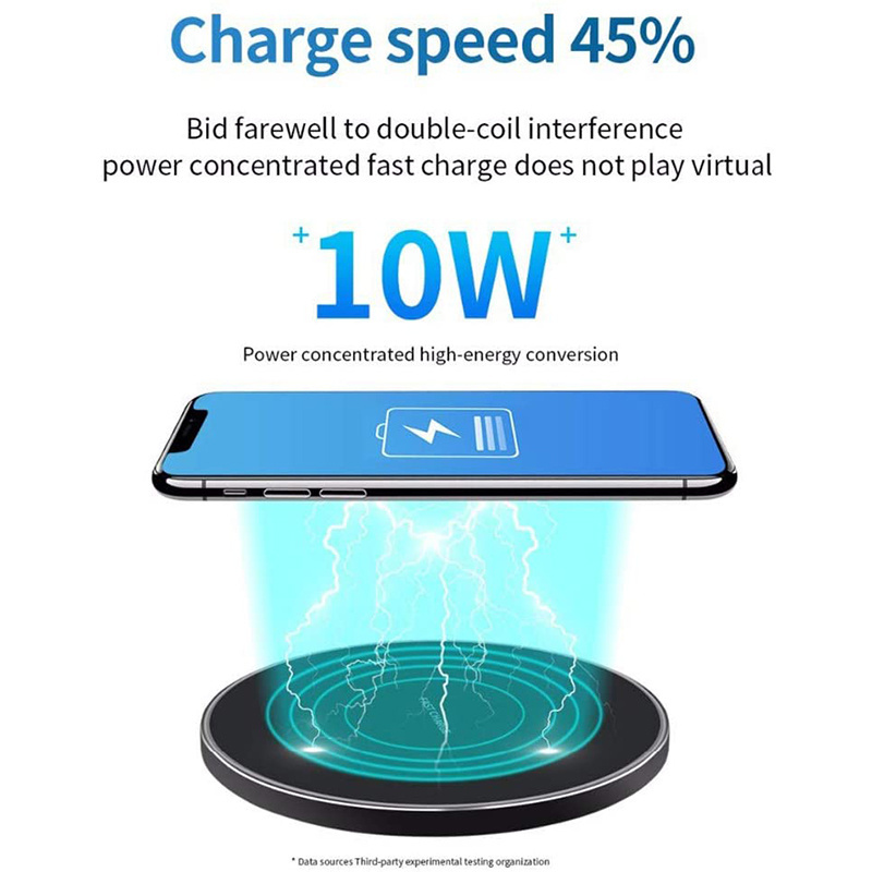 15W 10W Qi Wireless Charge Pad LED Light Fast Charging Wireless Charger for iPhone 11 12 13 X XR XS Max 8 Charger Wireless