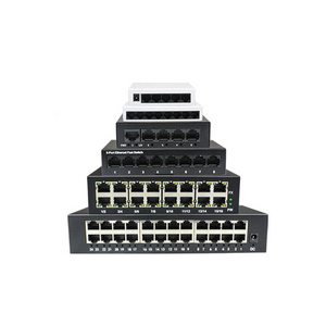 SY96 OEM Ethernet Switch 100Mbps 5 Port Network Switch Desktop Switch DC12V Adapter Fast RJ45,White Plastic Housing