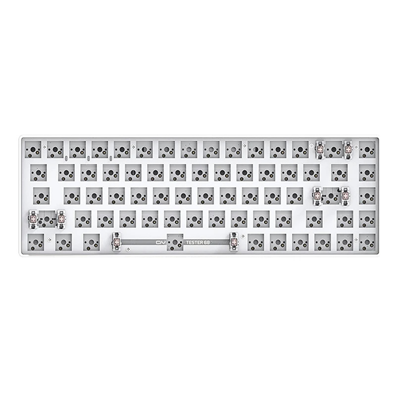 YS88 Mechanical Keyboard Kit Dual-mode BT 5.0 Wireless 2.4g Hot Swap DIY Switch Tester 68 keys keyboard kit shaft