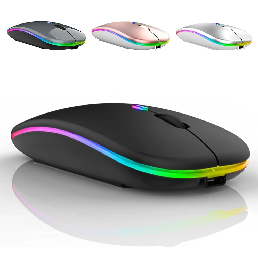 SY78 2.4G USB Computer Mouse Wireless Gamer Gaming Mice LED Light Desktop Pc Wireless Mouse Custom Wireless Mouse For Laptop