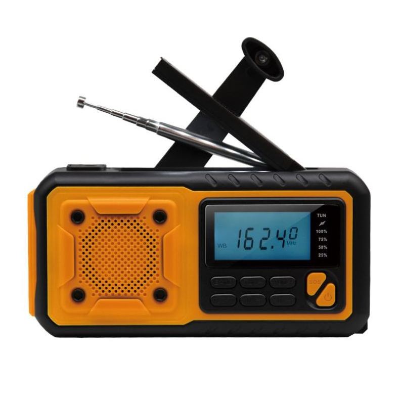 CJ90 Emergency Weather Solar Crank Dynamo LED Pocket Dab NOAA AM FM SW WB Flashlight Crank Radio With Solar Dynamo Radio