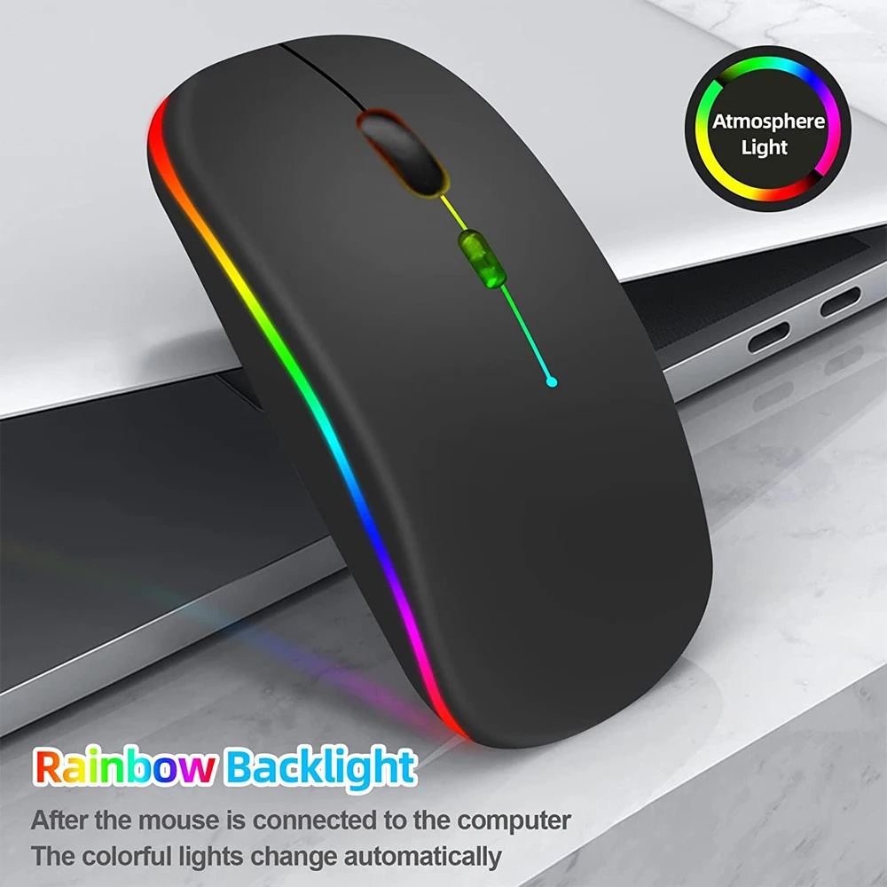 SY78 2.4G USB Computer Mouse Wireless Gamer Gaming Mice LED Light Desktop Pc Wireless Mouse Custom Wireless Mouse For Laptop