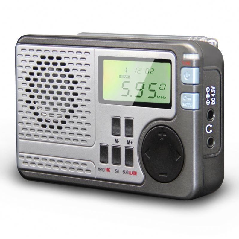 CJ105 Emergency Weather Solar Crank Dynamo LED Pocket Dab NOAA AM FM SW WB Flashlight Portable AM/FM Radio Torch With Radio