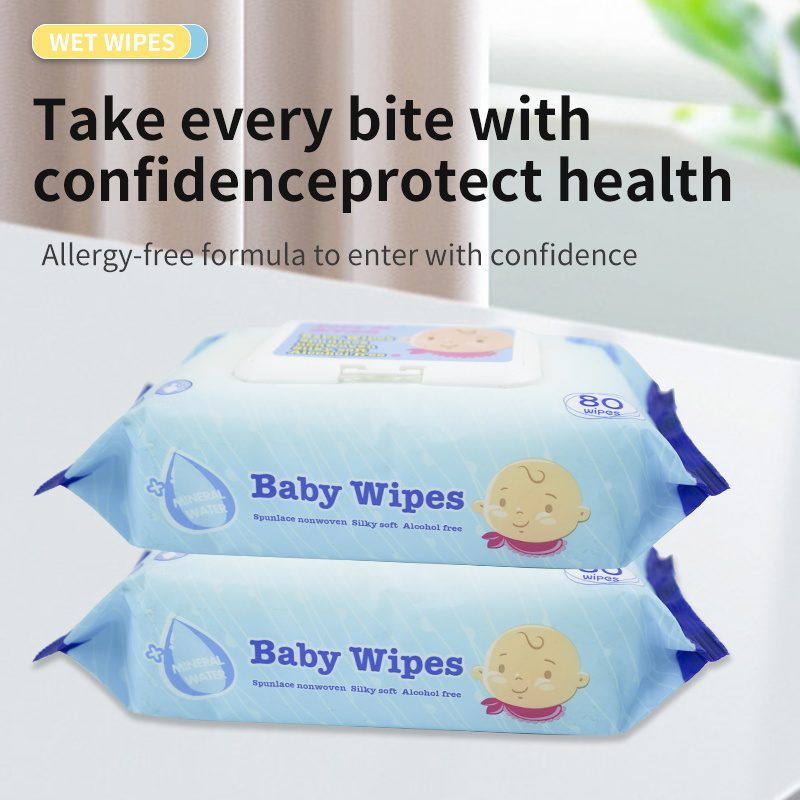 100 baby round paper wallet 10*20cm wet hand sanitizer tissue with cotton material  tissue for multiple usage wipes