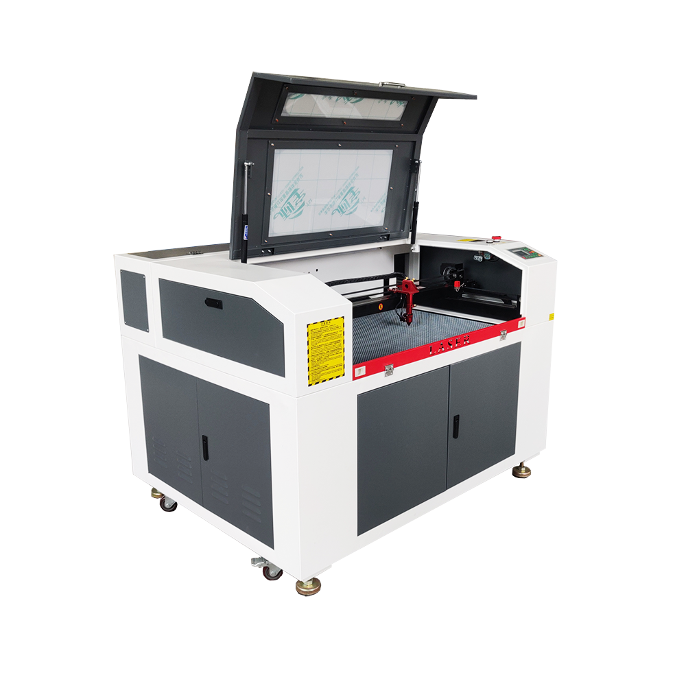 6090  3d crystal laser engraving machine price CNC  CO2 engraver with rotary  for glass