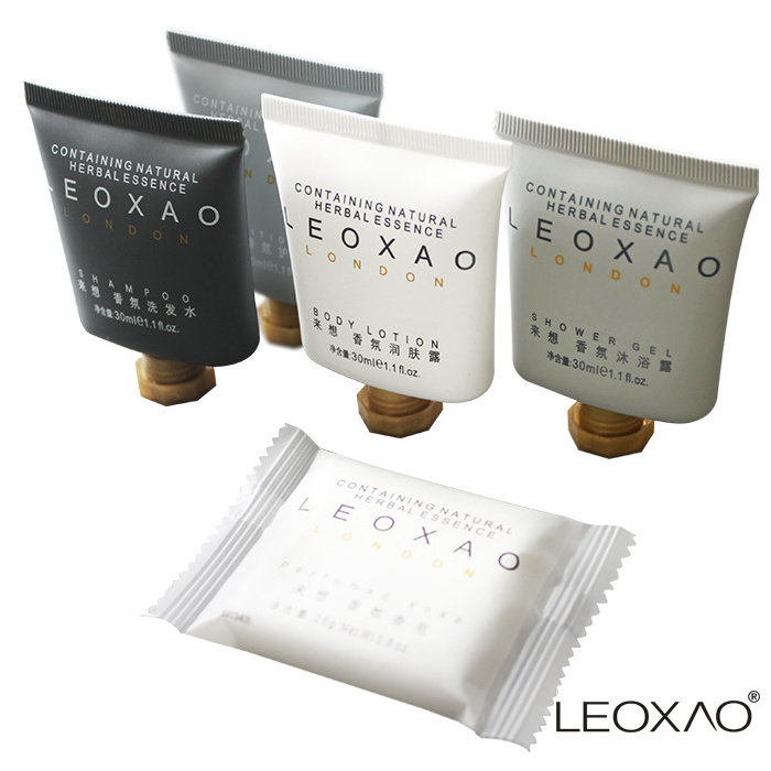 30ml 5 Star Luxury Hotel Soaps and Shampoo Toiletries Hotel Amenities Set Hotel Hot Sale Wholesale Travel Dongguan Carton Adults