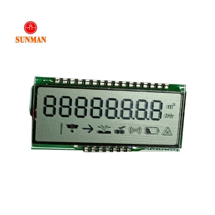 Cheapest custom small size programmable lcd display screen for water meter