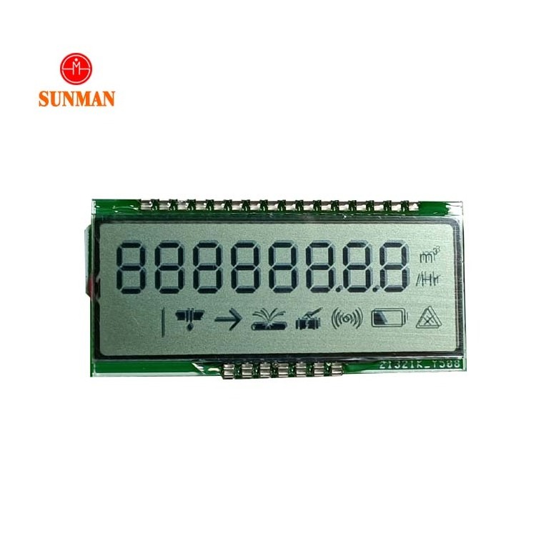 Cheapest custom small size programmable lcd display screen for water meter