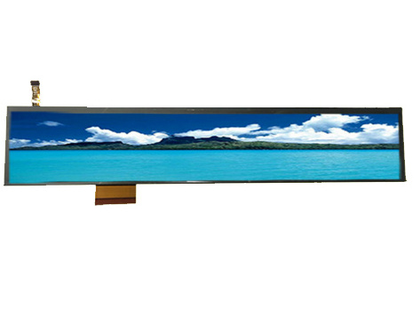 Ultra wide shelf edge digital lcd display 28 inch 42 inch 100% original brand panel bus line screen  for bus stop