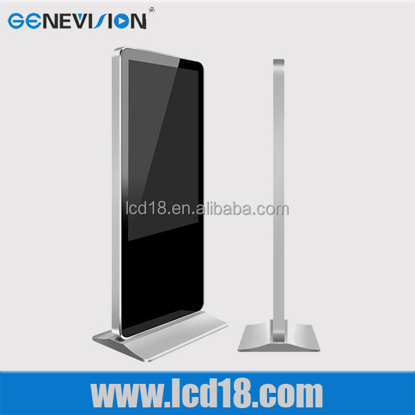 32 inch to 65 inch single screen double sided lcd advertising kiosk touch screen wifi digital signage totem