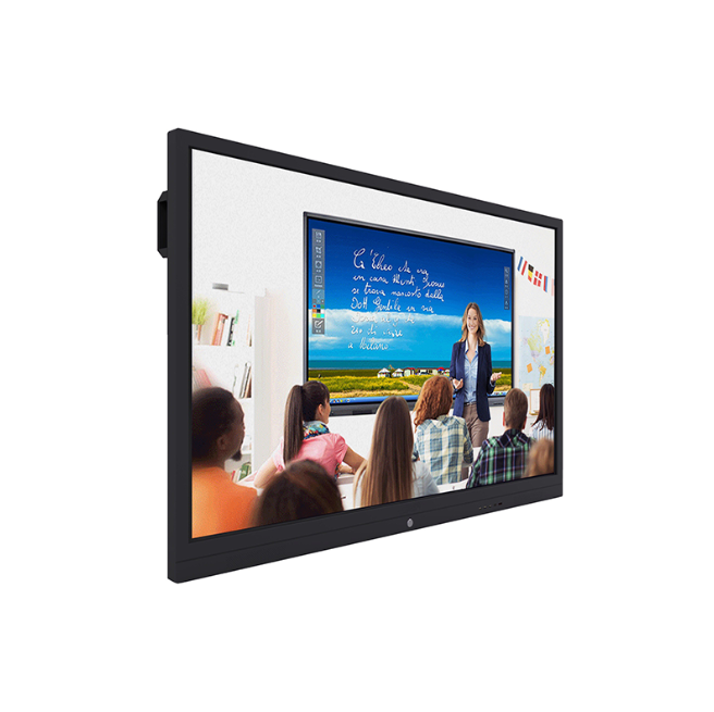 65 inches infrared touch screen interactive whiteboard with education software OPS PC mainboard Windows Android double system