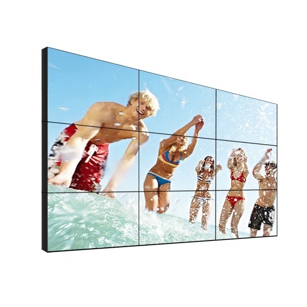 BOE High Brightness LCD Advertising Display Ultra Slim 55 Inch Bezel Lcd Video Wall 3.5mm 500nits Black Led Video Wall Panel 8ms