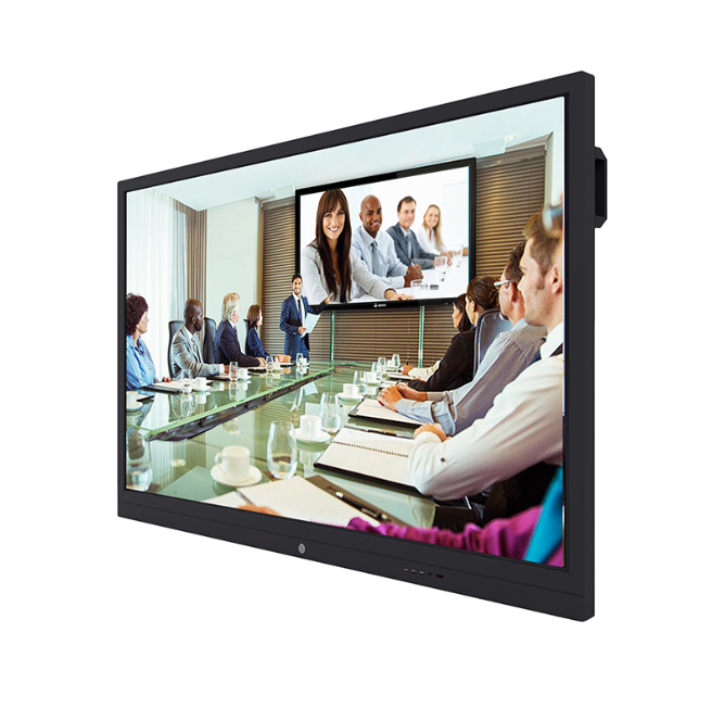 65 inches infrared touch screen interactive whiteboard with education software OPS PC mainboard Windows Android double system