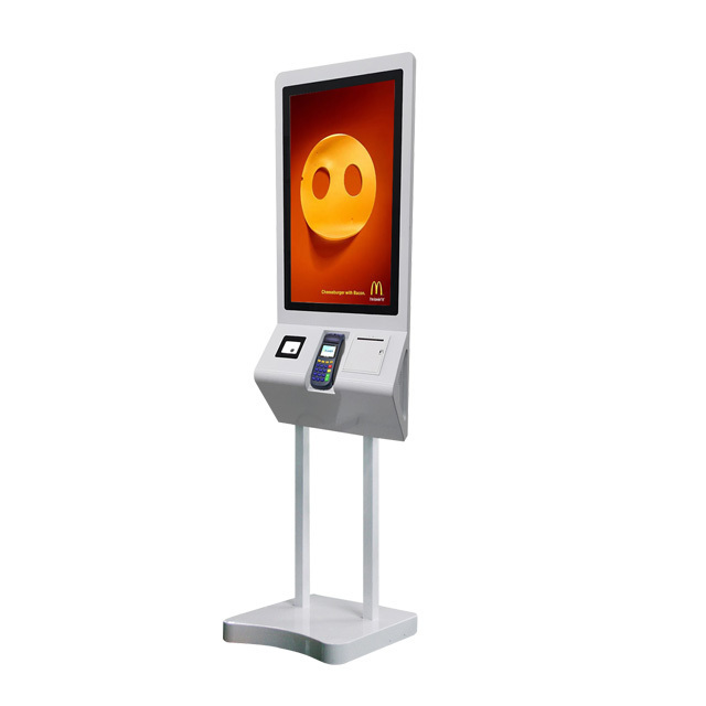 27 Inch  Touch Self Service Kiosk Ordering Checkout Kiosk  Digital Bill Payment Vending Machine for Restaurant Coffee House