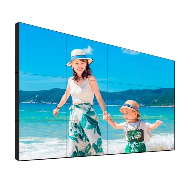 3x3 video controller 55 inch indoor LCD Video Wall Panel control room Screen pop up wall mount video wall  display with matrix